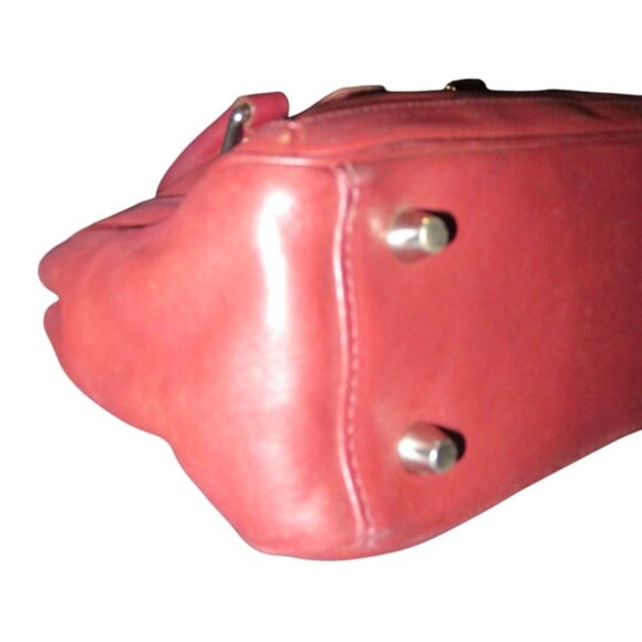 Coach Vintage 1999 Legacy Bonnie Cashin Oxblood Burgundy full grain leather bag - Picture 7 of 12